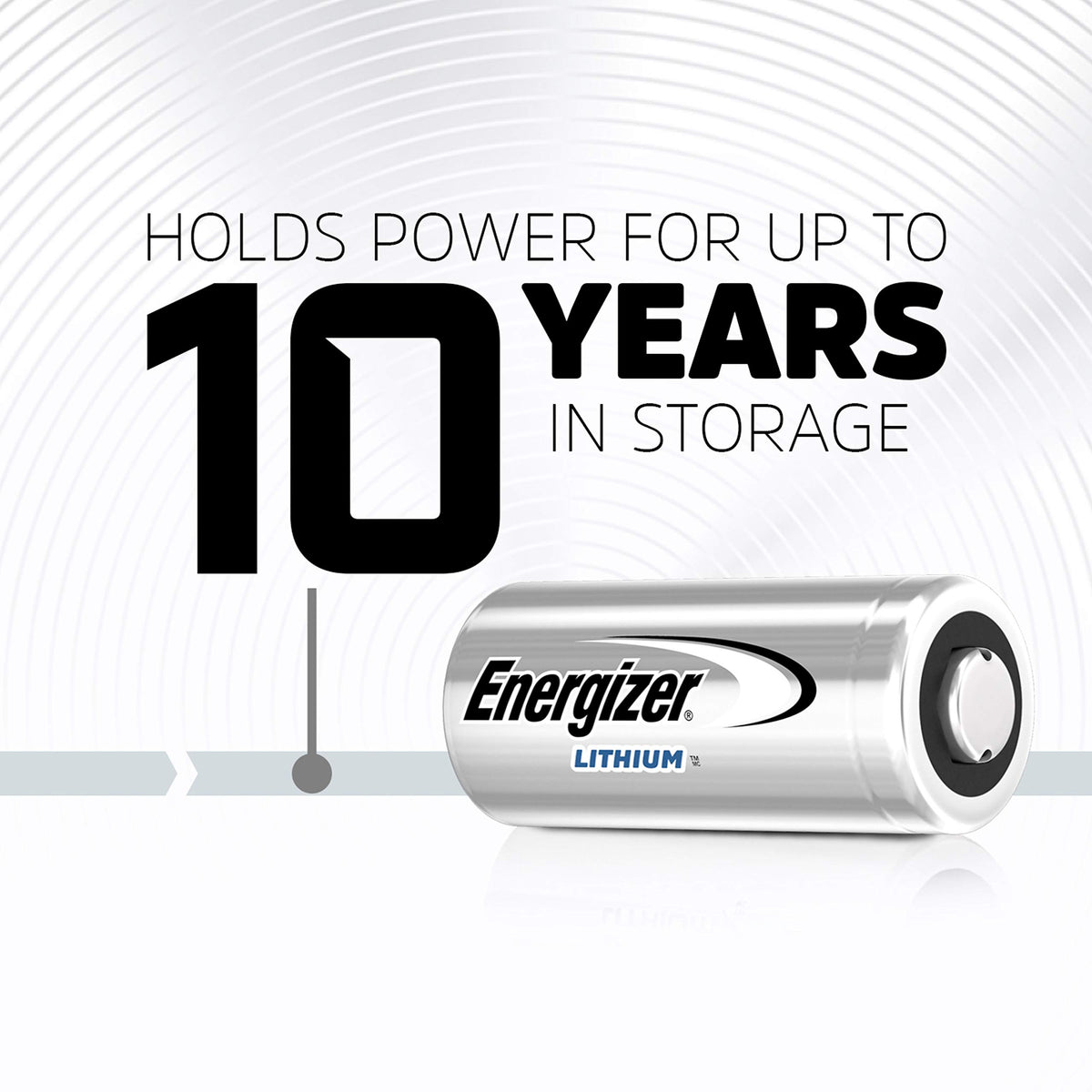 Lithium CR2 Batteries by Energizer – 2 Count (Pack of 2), Pvc,Silicone, Black, Pack of 2, Model EL1CR2BP2