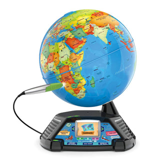 Magic Adventures Globe (Frustration Free Packaging) by LeapFrog – 11" x 10" x 14", Plastic, Blue, Model 80-605401