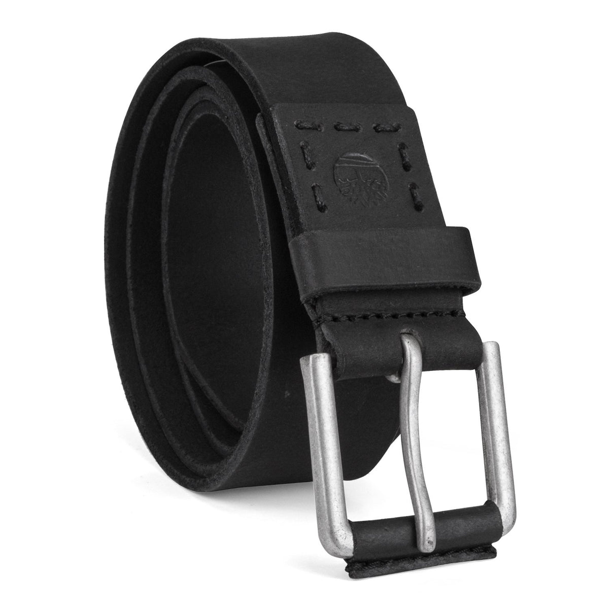 Men Casual Leather Belt by Timberland – 38, Leather, Black, Model BA5392