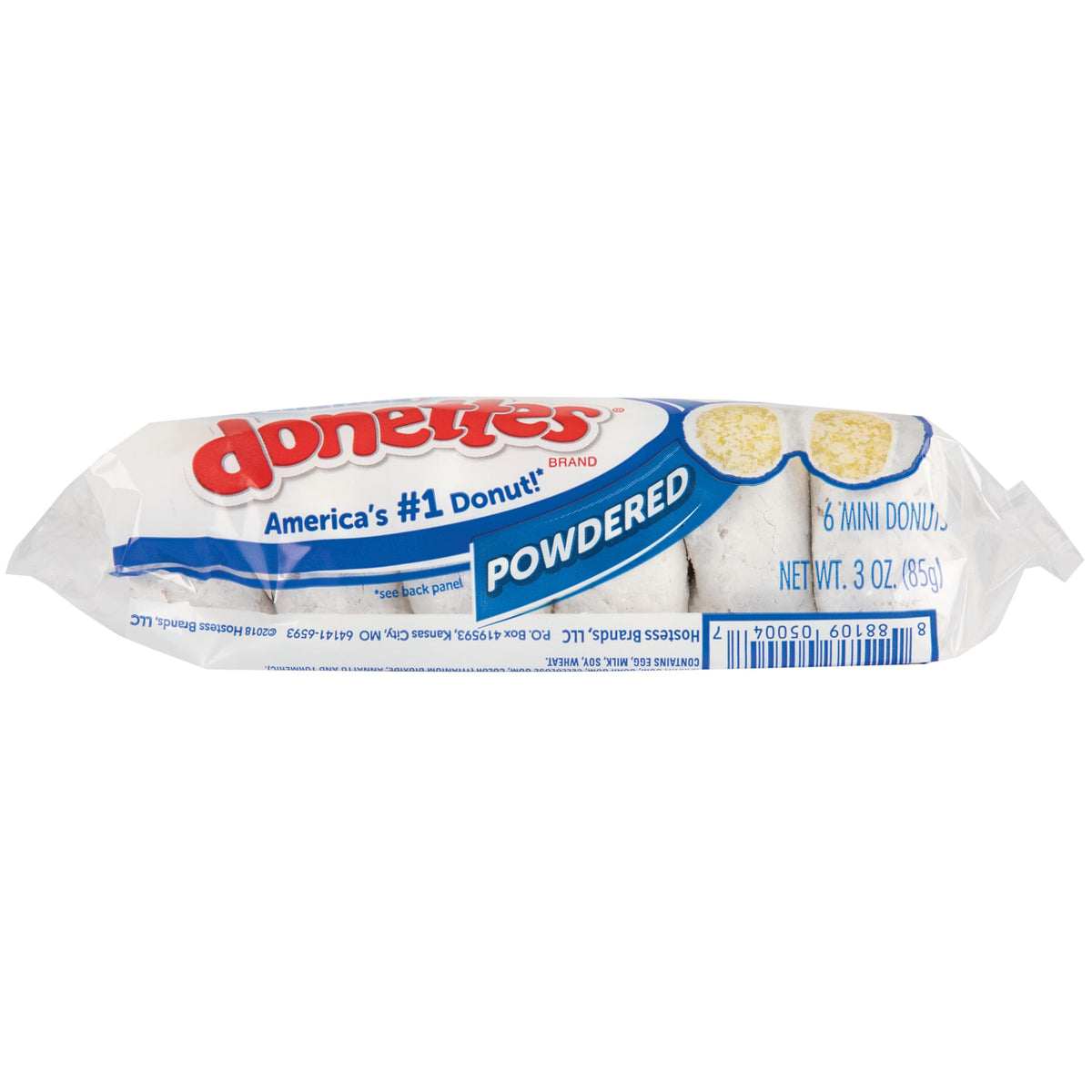 Powdered Sugar Donettes by Hostess – 3 Ounce (Pack of 10), Pack of 10