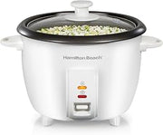 Hamilton Beach Rice Cooker & Food Steamer, 10 Cups Cooked, 5 Cups Uncooked