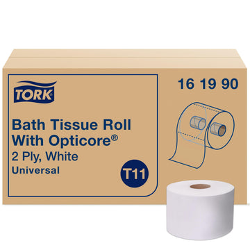 Tork OptiCore Mid-size Toilet Paper Roll T11, 36 x 865 sheets, 161990