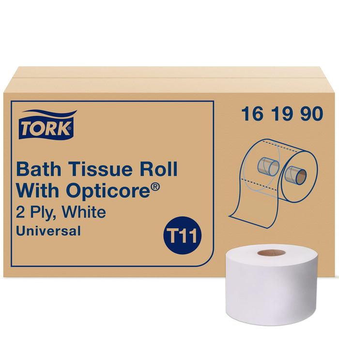 Tork OptiCore Mid-size Toilet Paper Roll T11, 36 x 865 sheets, 161990