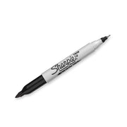 Twin Tip Permanent Markers by Sharpie – 1 Count (Pack of 4), Plastic, Black, Pack of 4, Model 32175PP