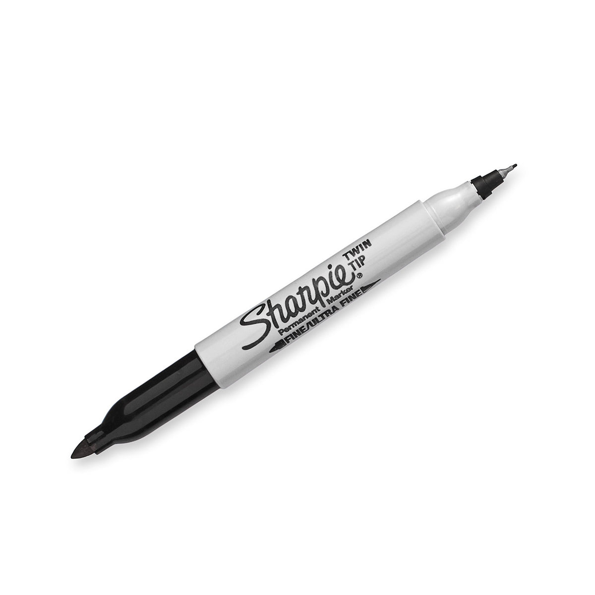 Twin Tip Permanent Markers by Sharpie – 1 Count (Pack of 4), Plastic, Black, Pack of 4, Model 32175PP