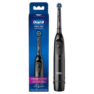 PRO 100 CROSSACTION by Oral-B – 1 Count (Pack of 1), Black, Model 069055127865