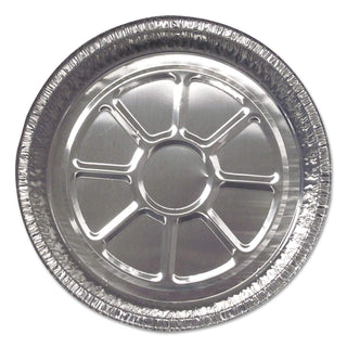 Durable Packaging 509-500 Aluminum Round Containers, 9 Dia., 25 Gauge, 500/carton