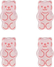 10 Strawberry Street Gummy Bear Appetizer Plates, Set of 4