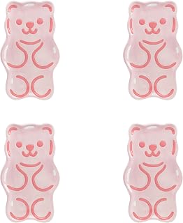 10 Strawberry Street Gummy Bear Appetizer Plates, Set of 4