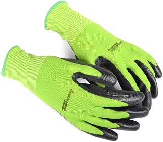 Forney 53223 Nitrile-Dipped Seamless Knit Premium Men's Gloves, Large