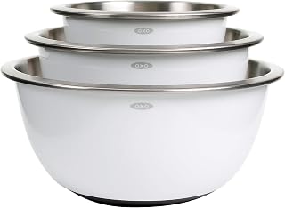OXO Good Grips Mixing Bowl Set - 3-Piece, Stainless Steel