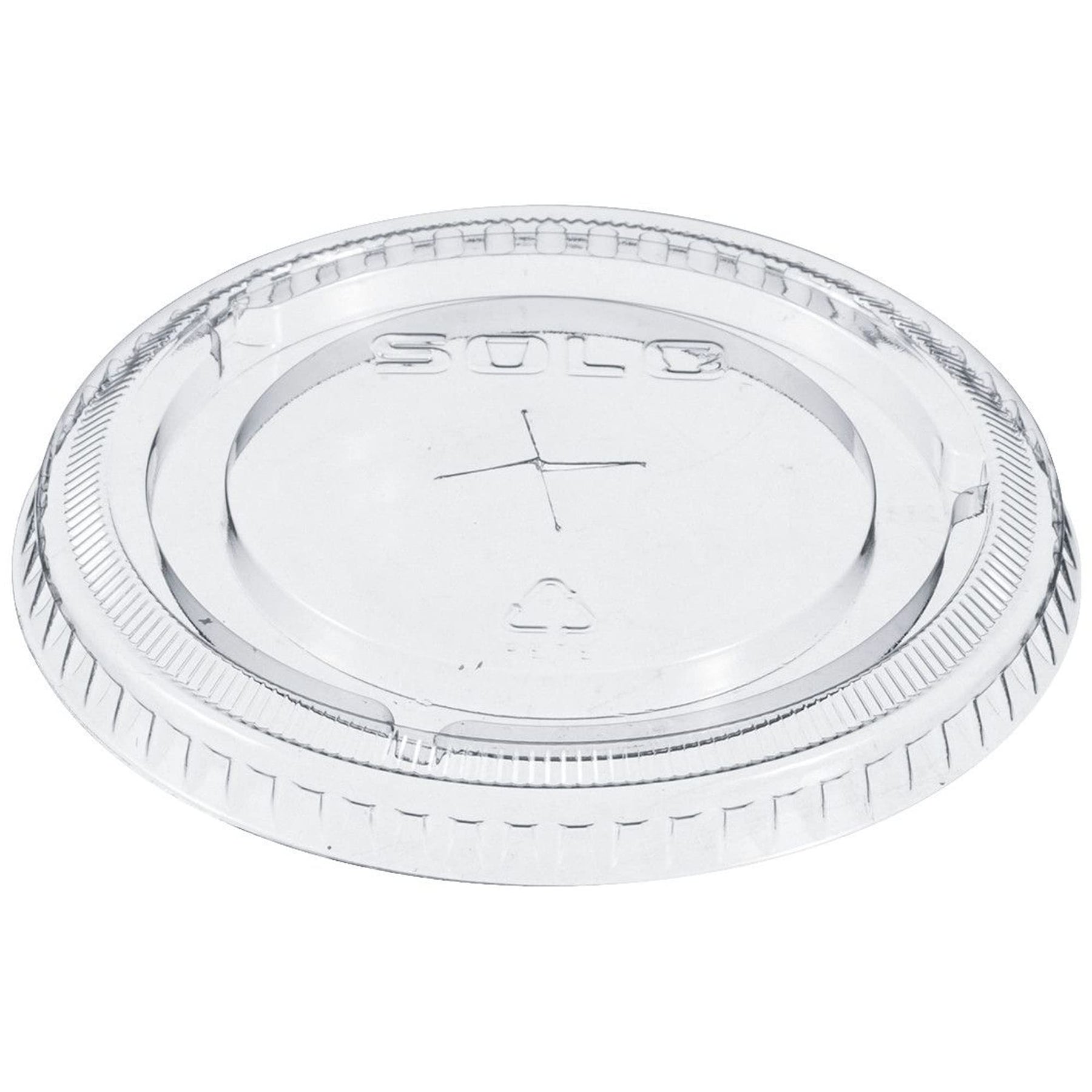 Dart Solo 662TS 12 oz. Clear Plastic Lid with Straw Slot 1000 / Case