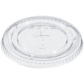 Dart Solo 662TS 12 oz. Clear Plastic Lid with Straw Slot 1000 / Case