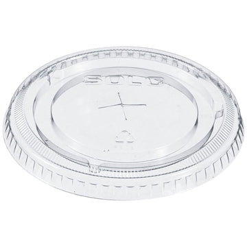Dart Solo 662TS 12 oz. Clear Plastic Lid with Straw Slot 1000 / Case