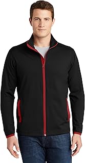 SPORT-TEK Unisex Sport-Wick Stretch Contrast Full Zip Jacket