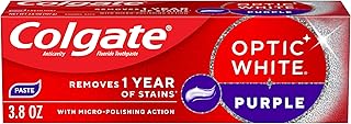 Colgate Optic White Purple Fluoride Toothpaste, 3.8 oz