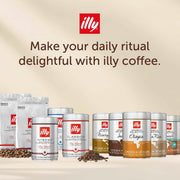 illy Decaf Medium Roast / 8.8 Ounce (Pack of 6) / Silver Roasted Coffee Beans