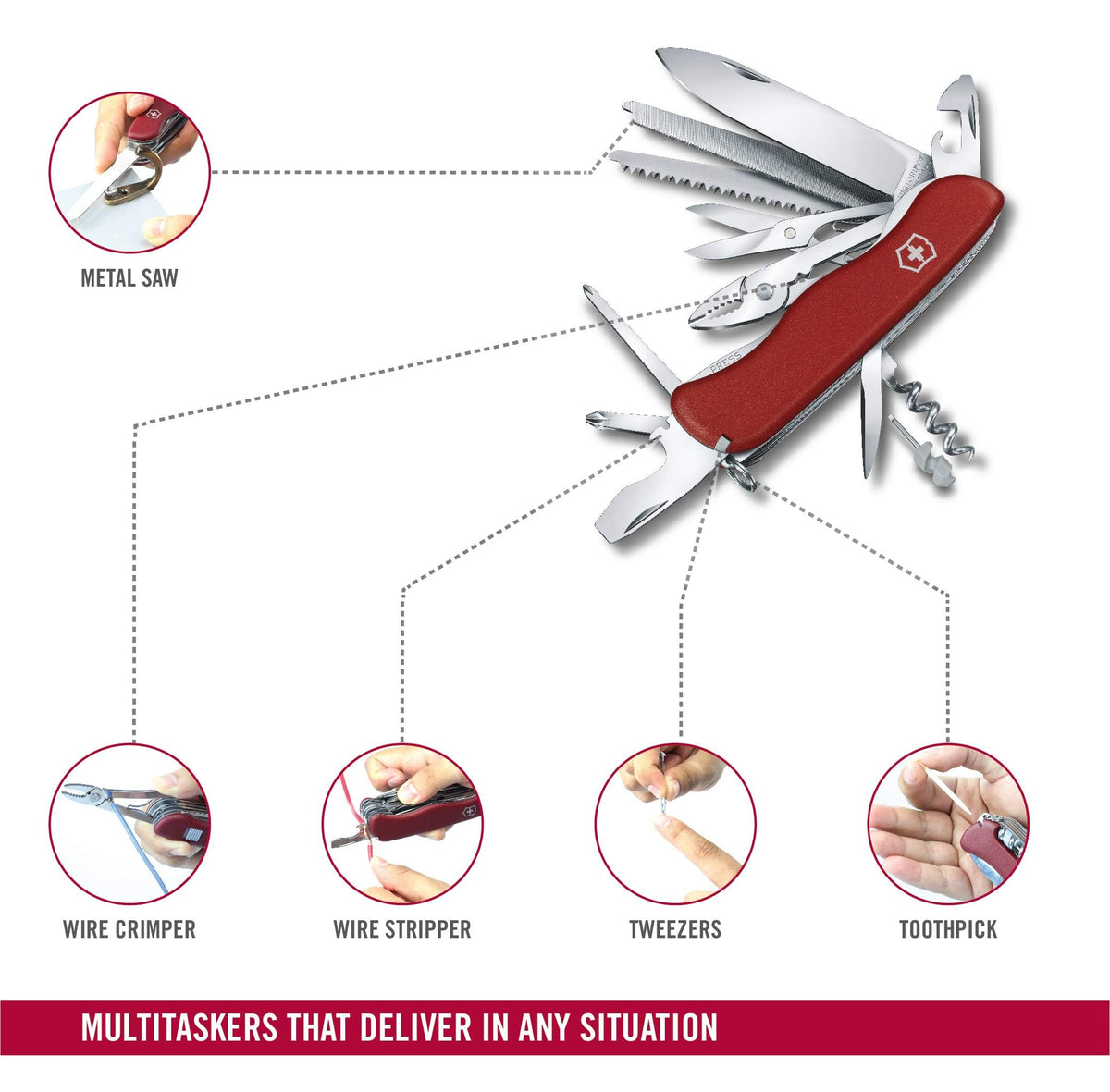 Victorinox Red / WorkChamp / Grande Multitools