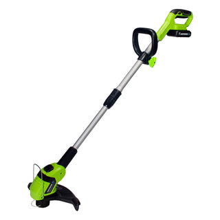 20V 10" String Trimmer by Earthwise – One Size, Plastic, 2.0Ah Battery & Fast Charger Included, Model LST02010