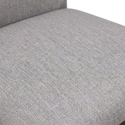 Polyester Upholstered Dining Chairs Set of by Furnifact – Upholstered, Grey, Pack of 2