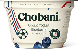 Chobani Non-Fat Greek Yogurt Blueberry on the Bottom 5.3oz