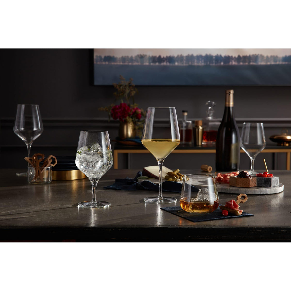 Prism 20 Ounce Wine Glass - 12 / CS by Libbey – 20 oz, 20.0 ounces, Glass, Clear, Pack of 12