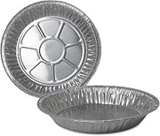 Durable Packaging 2100-40 9" Deep Pie Pan, 8-1/4" x 1-1/4", 1.25" Height, 9" Width, 9" Length (Pack of 500)