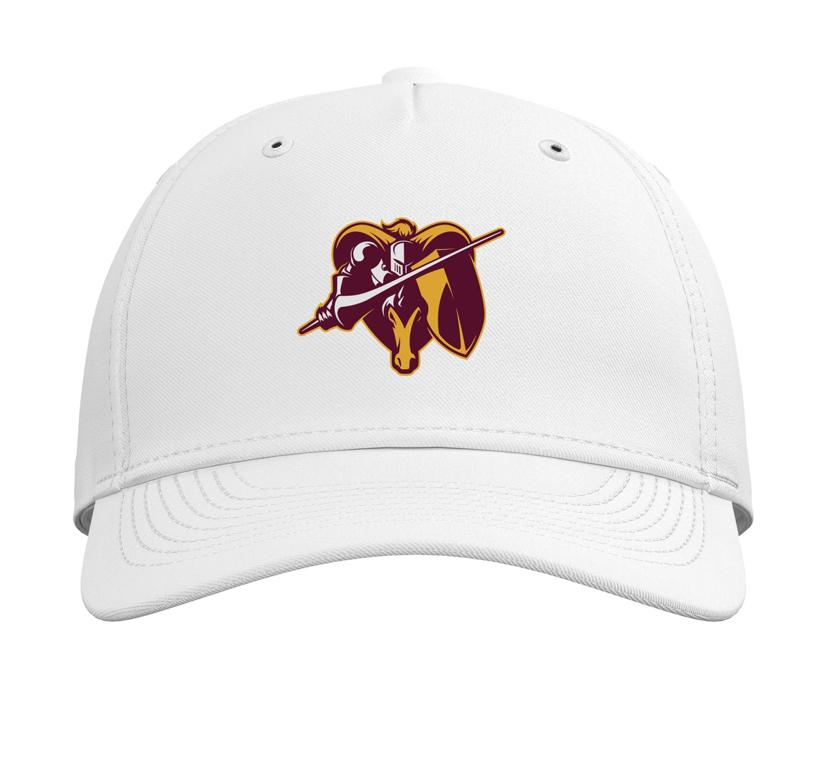 Federal Hocking Lancers Adjustable Printed Baseball Hat by Federal Hocking High School, Stewart, OH 45778 – Cotton, White