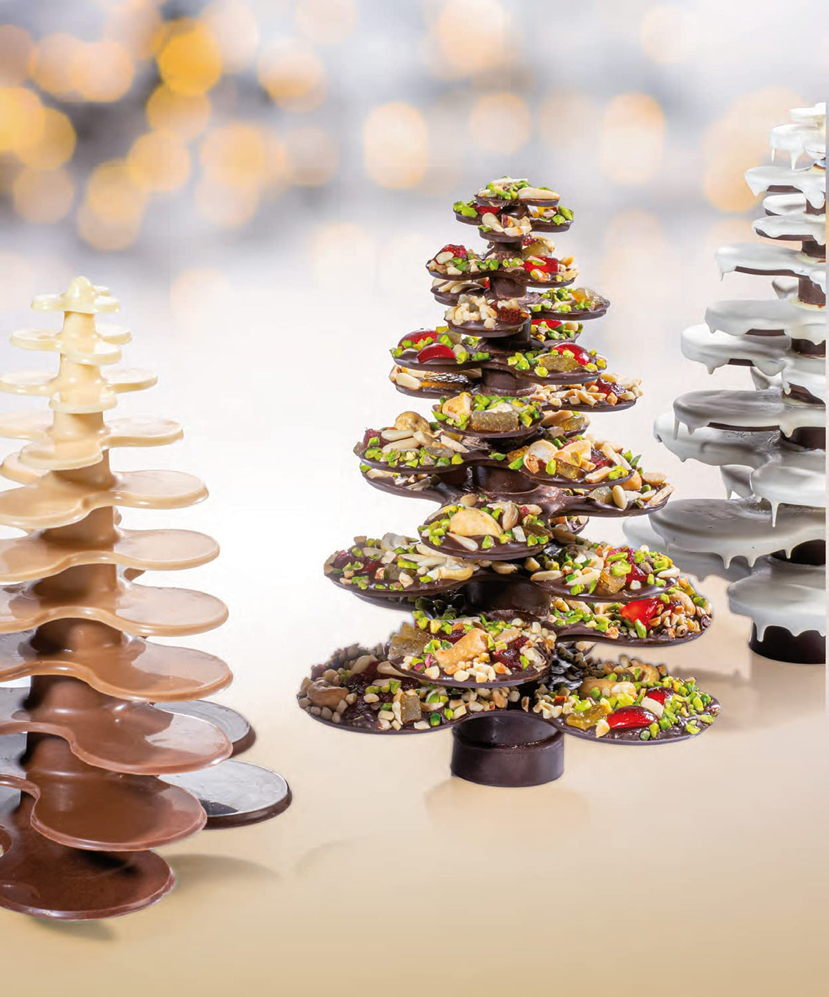 Modular Xmas Tree Chocolate-Mold Set by Martellato – Plastic, Clear, Model 20CT01
