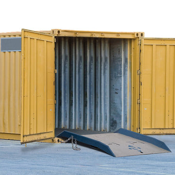 Steel Shipping Container Ramp - 72X72" by Bluff – 72"L x 72"W x 11"H, Alloy Steel, Multicolor, Model 15CR7272