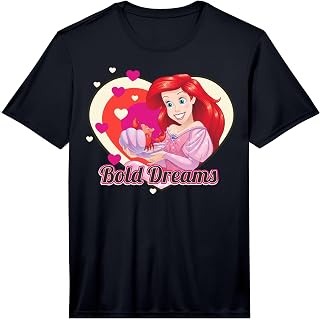 Disney The Little Mermaid Valentine's Day Ariel Big Heart Performance T-Shirt