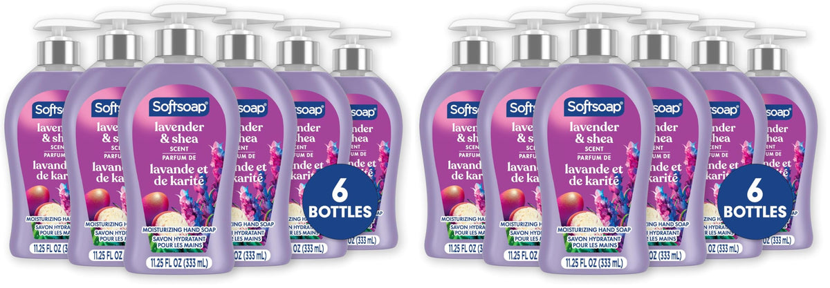 Softsoap Lavender & Shea Butter / 11.25 Fl Oz (Pack of 12) / Púrpura Hand Wash