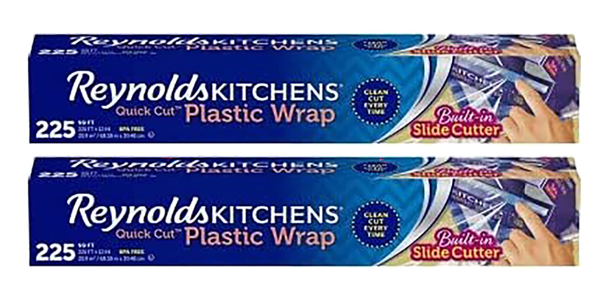 Reynolds 225 Sq Ft (Pack of 2) / 2 Plastic Wrap