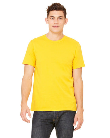 Bella + Canvas Unisex Jersey Short-Sleeve T-Shirt - GOLD - S - (Style # - Original Label) by BELLA+CANVAS – Polyester, Gold, Model 3001C