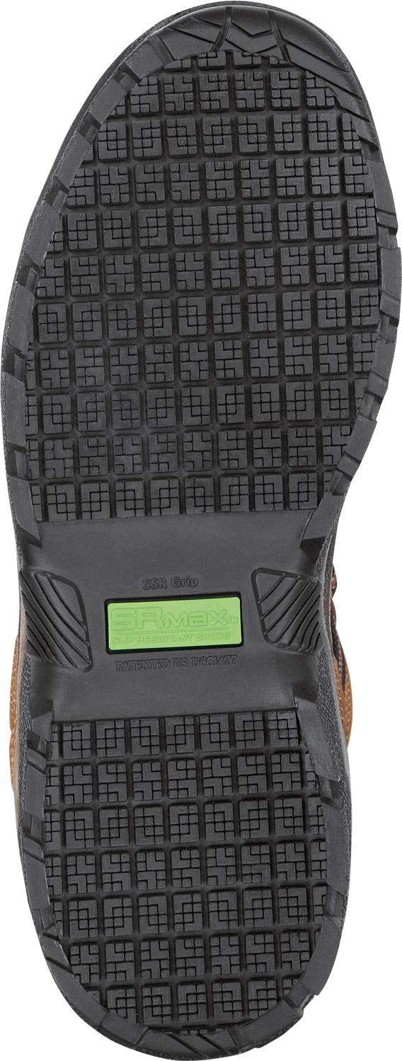 Mens Brown Winston MaxTRAX Composite Toe SRO Low Hiker 9.5 M by SR Max – 9.5, Leather, Brown, Model Crazy Horse