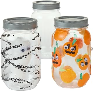 Colorations DYO Plastic Mason Jar - Set of 24