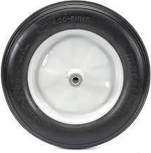 Marathon 00001 16" Ribbed Flat Free Wheelbarrow Tire