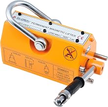 Global Industrial Lifting Magnet, 1600 lb. Capacity, Yellow