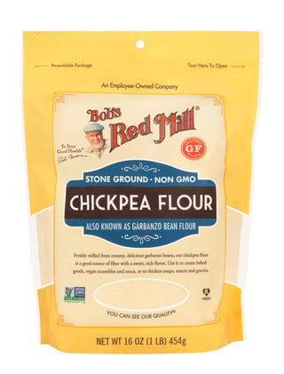 Bobs Red Mill Garbanzo Bean Flour by Bob's Red Mill – 16 Ounce (Pack of 4), Pack of 4, Model 1260S16
