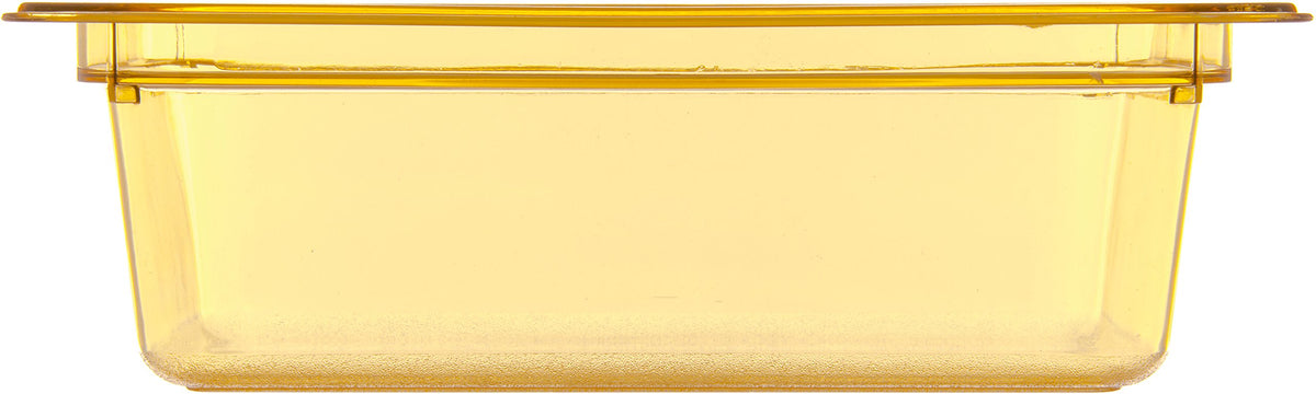High Heat Food Pan by Carlisle FoodService Products – 1 Count (Pack of 1), 5.5 quarts, Plastic, Amber, Model 10421B13