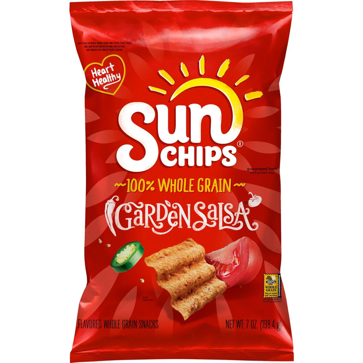 Sunchips Garden Salsa / 7 Ounce (Pack of 1) / 1 Chips & Crisps