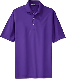 SPORT-TEK Men's Dri Mesh Polo L Purple