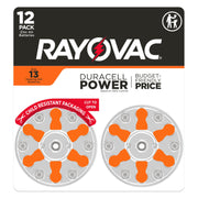 Rayovac 12 Count / Orange Tab / Size 13 Batteries & Chargers