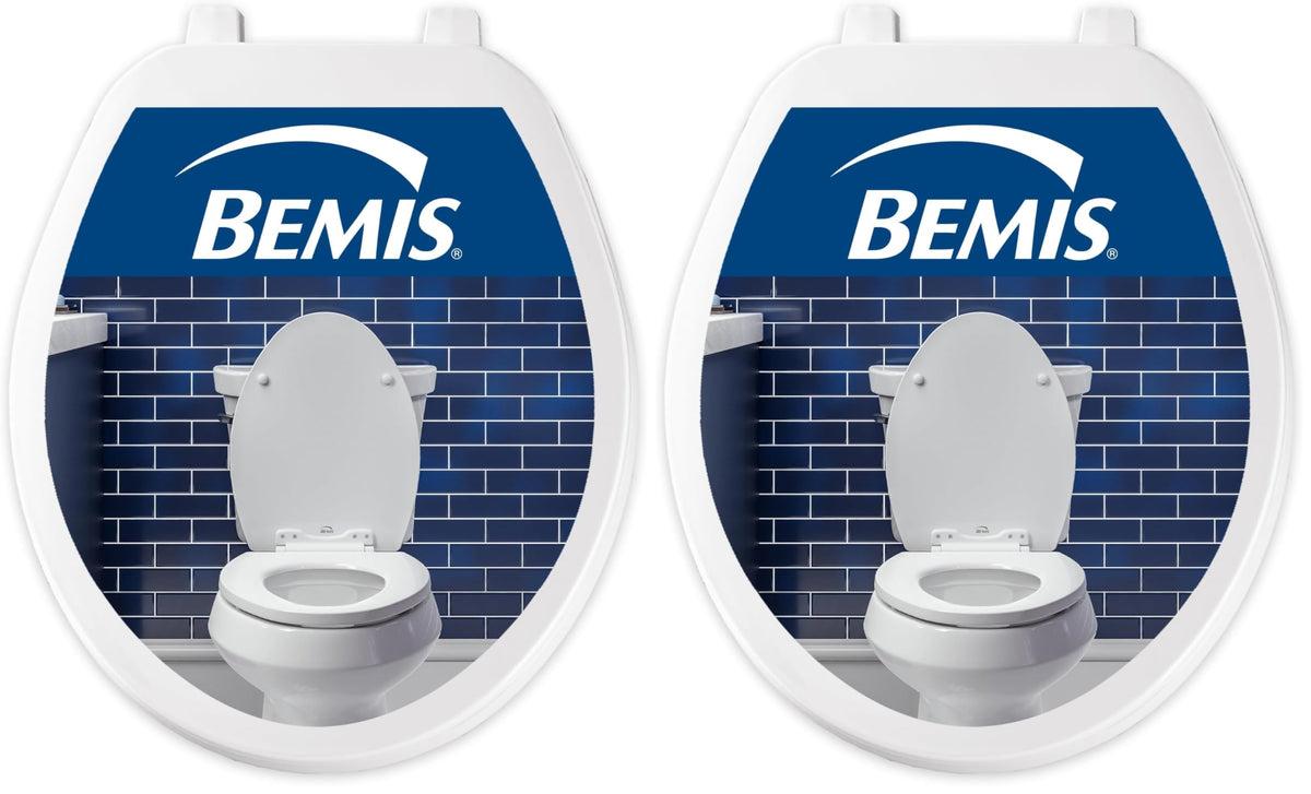 Bemis Round (Pack of 2) / American / White Toilet Seats