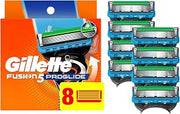 Gillette ProGlide Razor Refills for Men, 8 Razor Blade Refills White