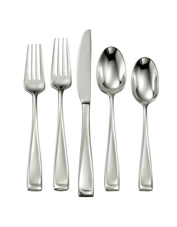 Moda 65 Piece Service for 12 Flatware Set by Oneida – Silver, Model T711065BA