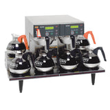 Axiom Twin Airpot Coffee Brewer with 6 Warmers (120/208V Standard) by Bunn – Stainless Steel, Stainless, Model 38700.0015