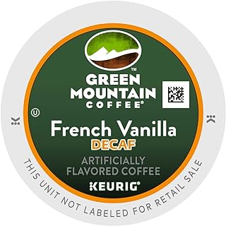 Green Mountain Coffee Roasters Green Mountain Coffee Decaf, French Vanilla, 3.9 Ounce (Pack of 6)