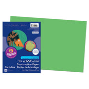 Prang Construction Paper by DIXON TICONDEROGA CO - PACON – 12 x 18 inches, Paper, Bright Green, Pack of 5, Model PAC9607-5