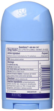 Solid Antiperspirant and Deodorant Shower by Secret – 1.7 Ounce (Pack of 1), Blue, Model SEC STICK SHOWER FRSH 1.7z 12/